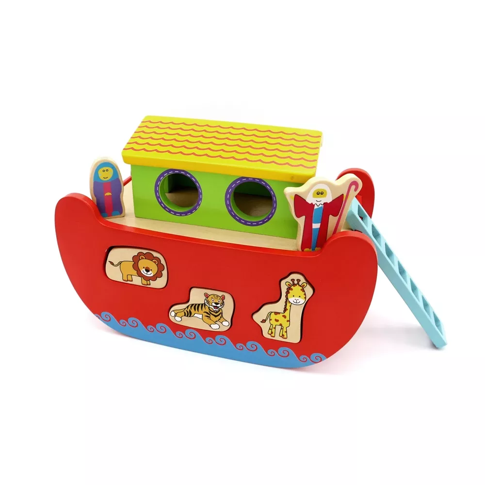 Wooden Educational Baby Wholesale Toy Manufacturer Supplier Factory Wooden Noah s Ark Toy for Kids and Children Puzzle and Shape Sorter Wooden toys Children toys Baby toys Educational Toys Montessori ...